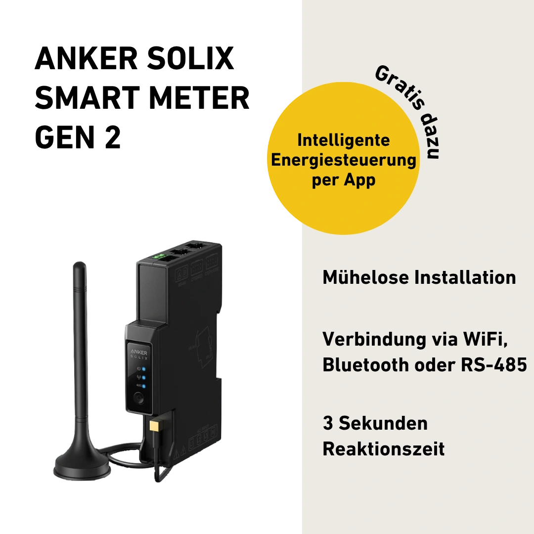 Max 1000 bifazial Pro (mit Anker SOLIX Solarbank 4 E5000 Pro)