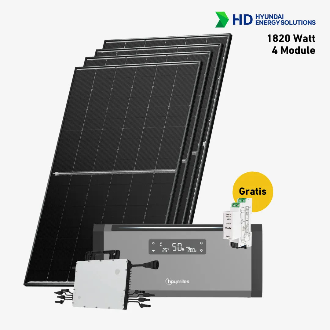 Basic 1820 bifazial Pro (mit Hoymiles HiBattery 1920 AC)