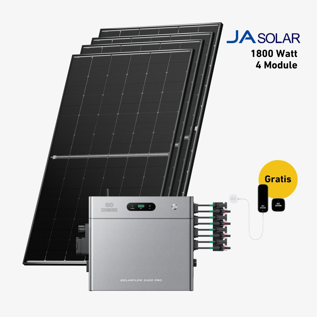 Basic 1800 bifazial Pro (mit Zendure SolarFlow 2400 Pro)