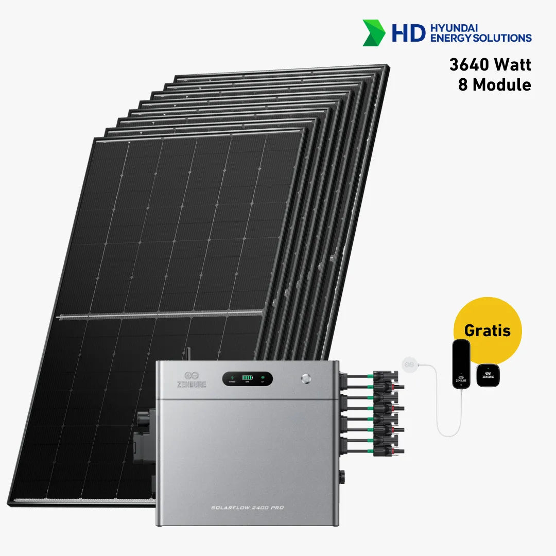Basic 3640 bifazial Pro (mit Zendure SolarFlow 2400 Pro)