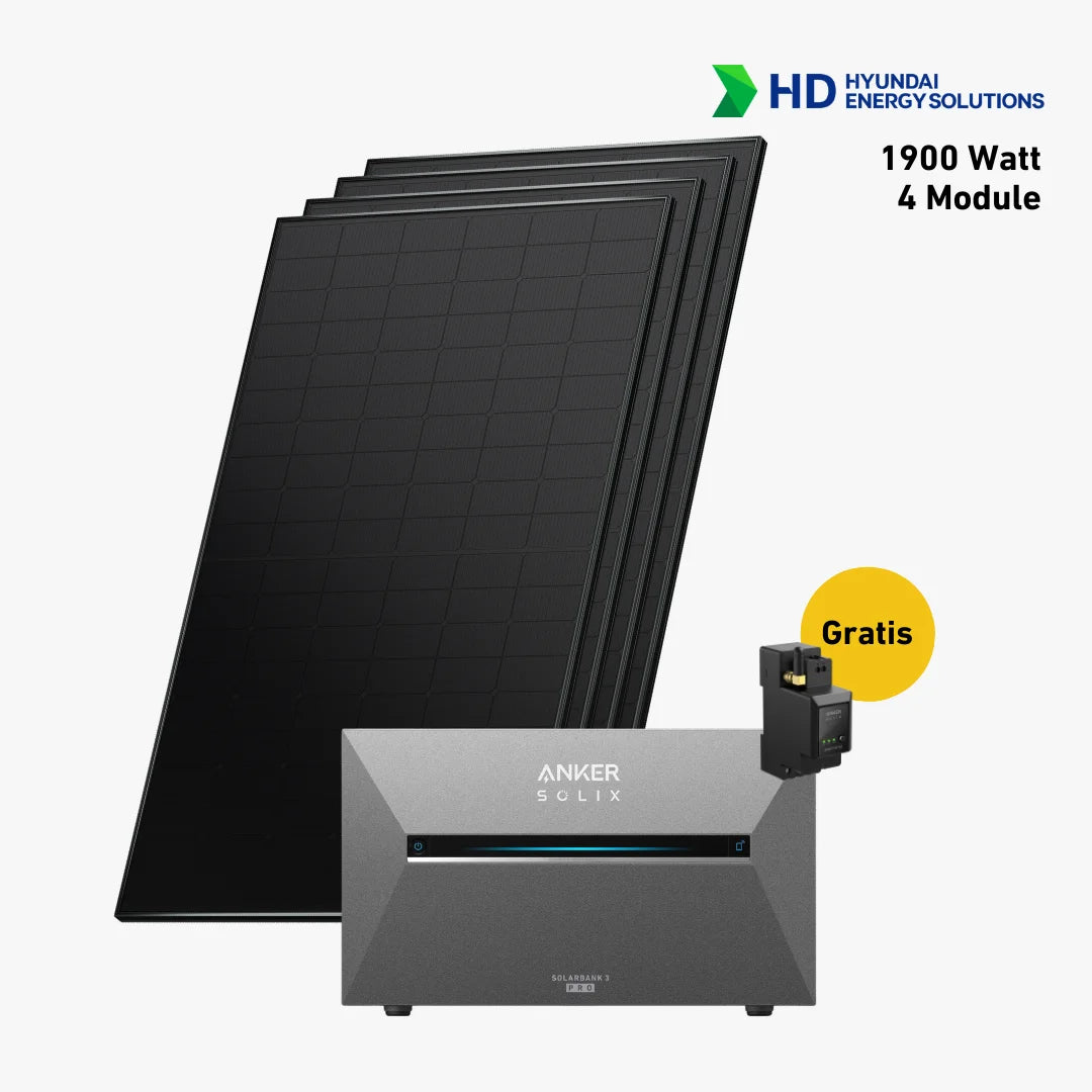 Premium 1860 bifazial Pro (mit Anker SOLIX Solarbank 3 E2700 Pro)