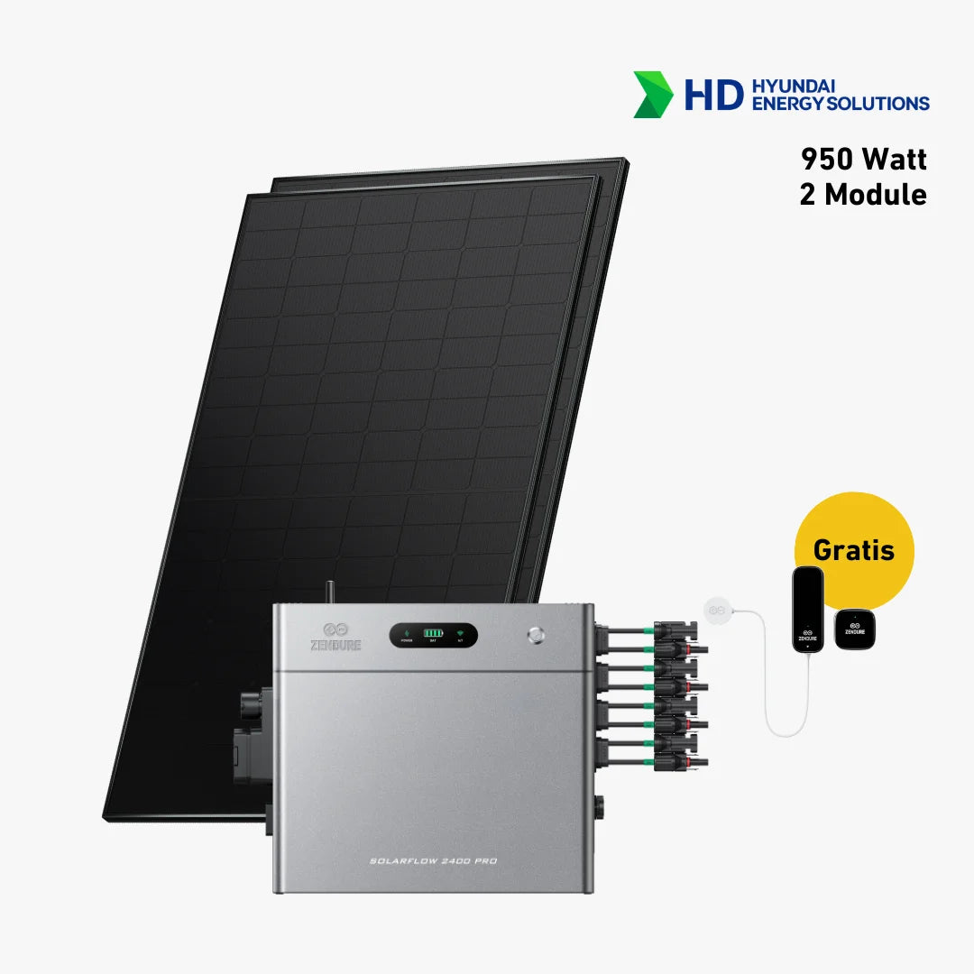 Premium 930 bifazial Pro (mit Zendure SolarFlow 2400 Pro)