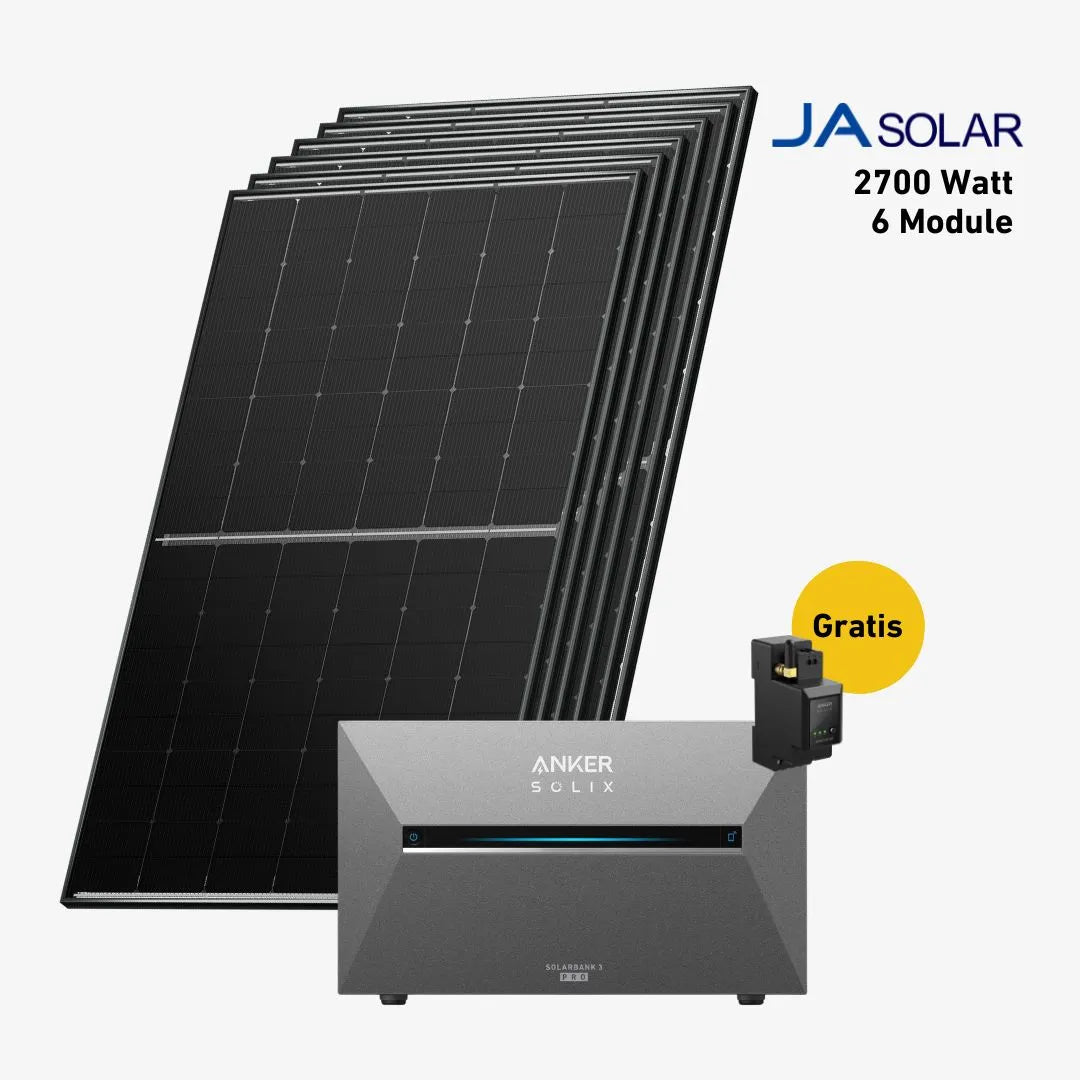 Basic 2700 bifazial Pro (mit Anker SOLIX Solarbank 3 E2700 Pro)