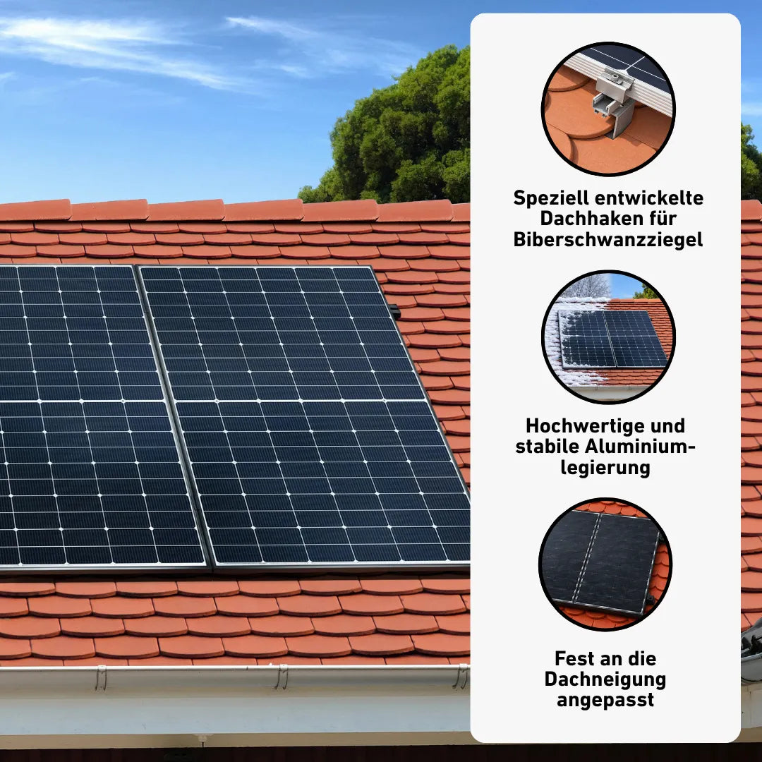 Basic Roof 910 bifazial (Biberschwanzdach)