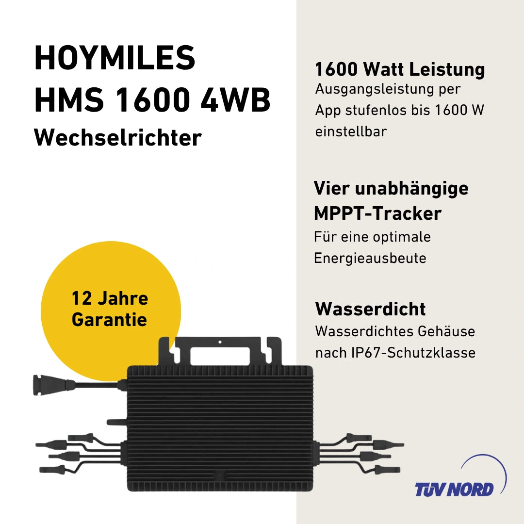Max 1000 bifazial Pro (mit Hoymiles HiBattery 1920 AC)