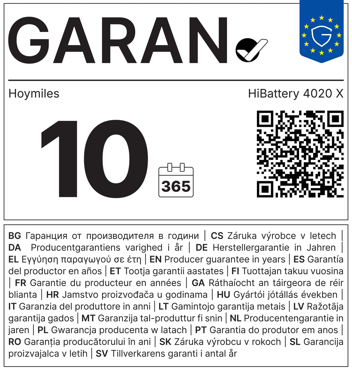 Hoymiles HiBattery 4020 X