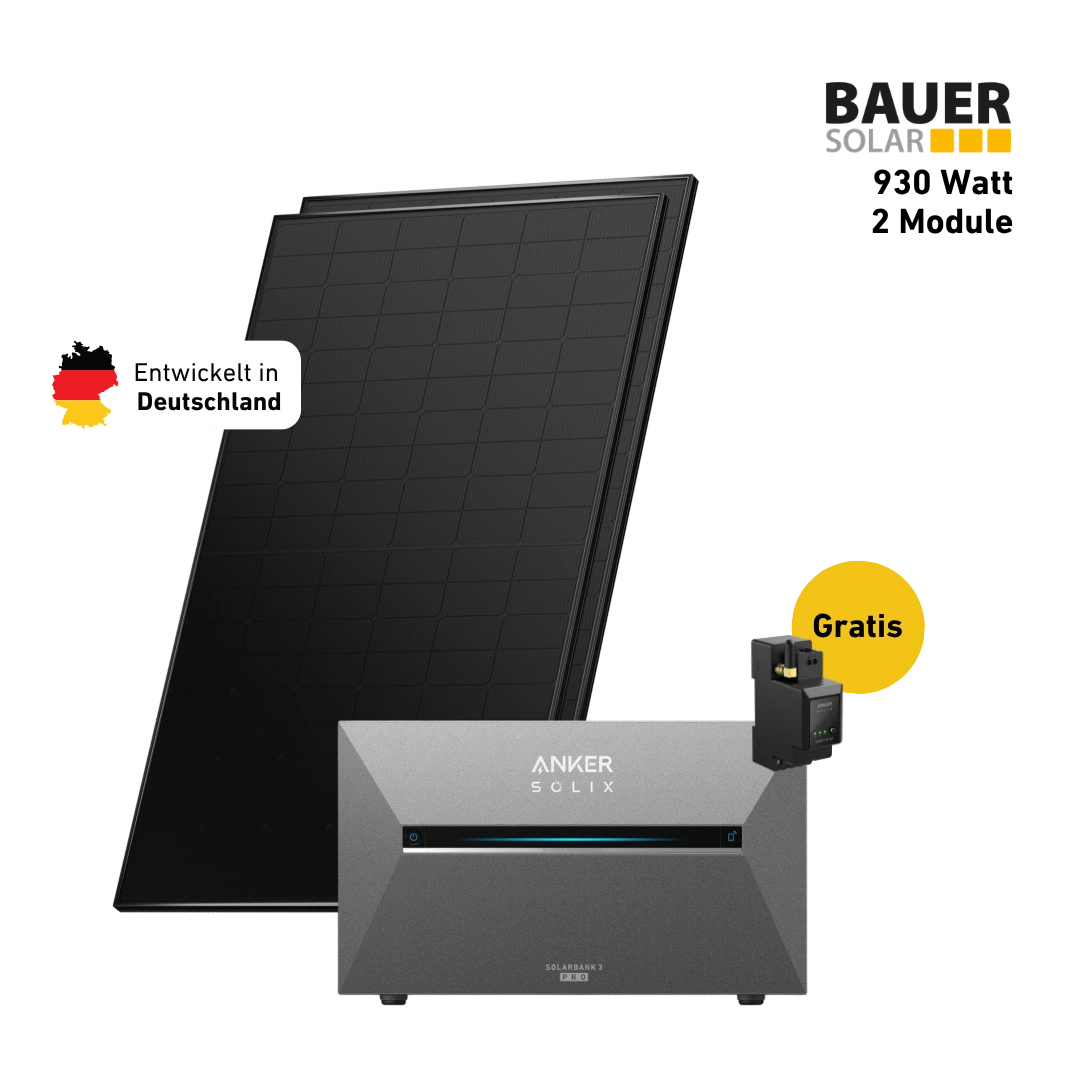Premium 930 bifazial Pro (mit Anker SOLIX Solarbank 3 E2700 Pro)