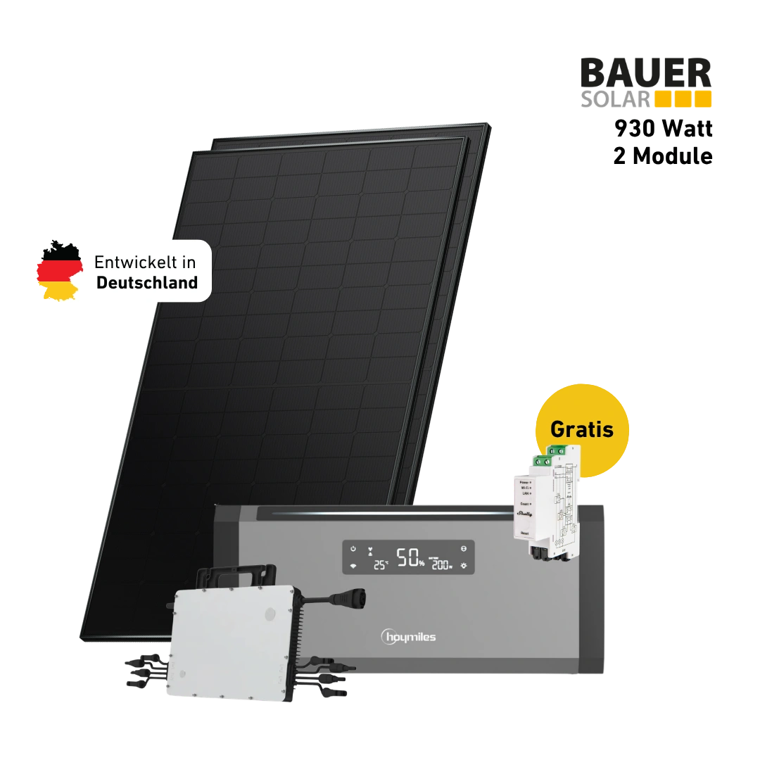 Premium 930 bifazial Pro (mit Hoymiles HiBattery 1920 AC)