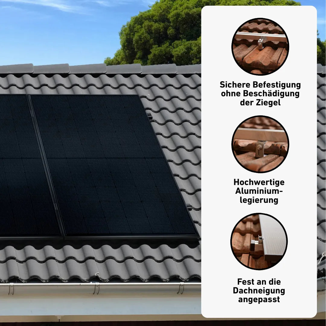 Basic Roof 910 bifazial (Ziegeldach)