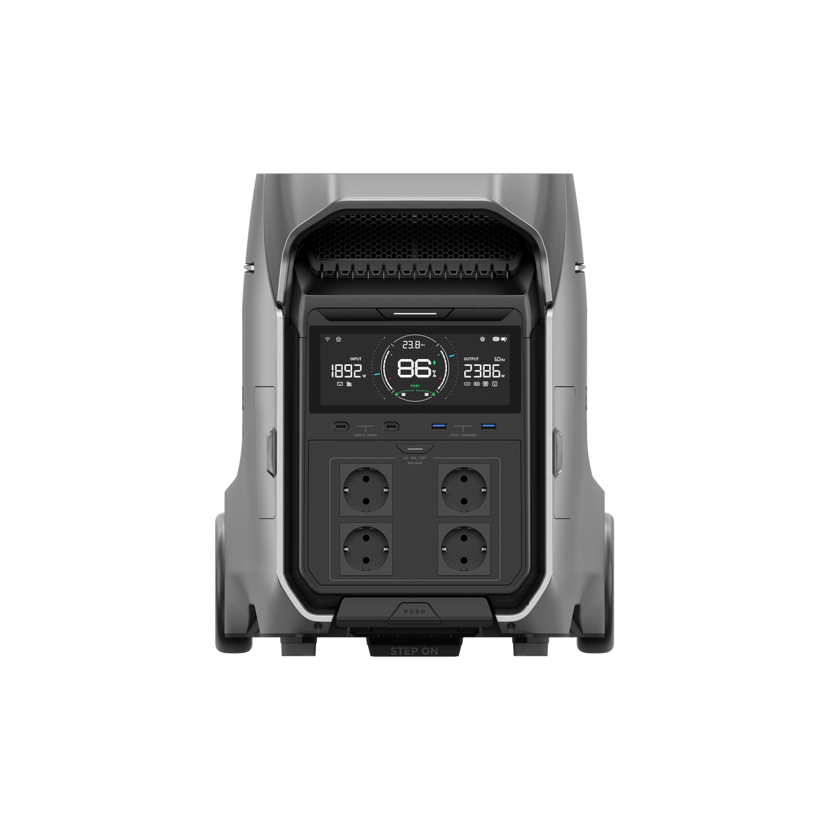 Ecoflow Delta Pro3 Ansicht von vorne