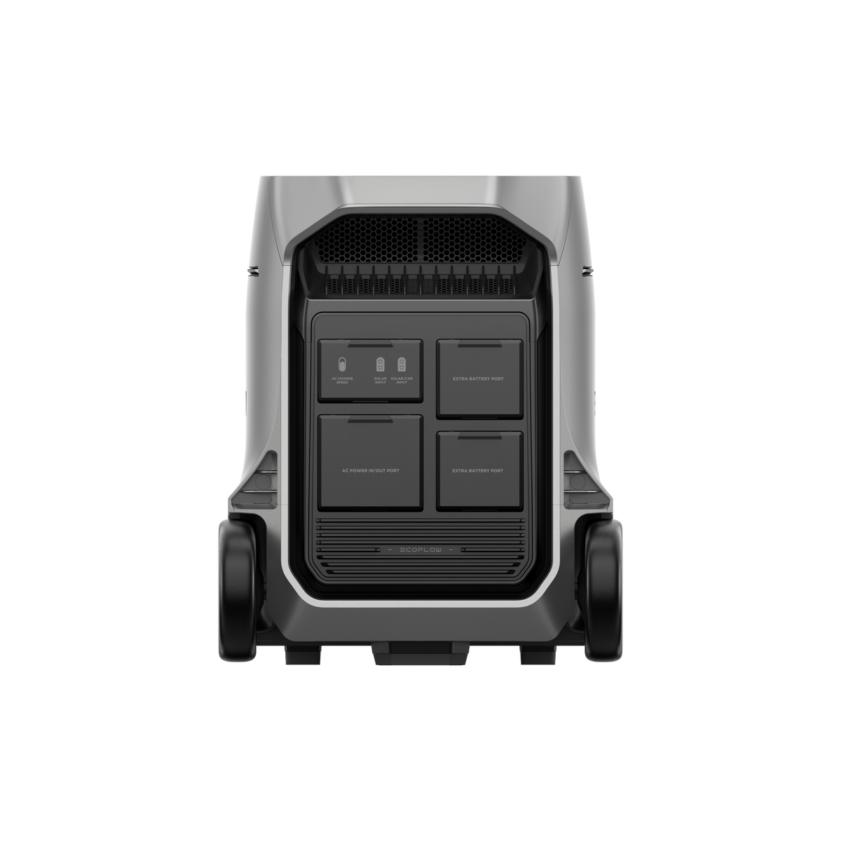 Ecoflow Delta Pro 3 Ansicht von hinten